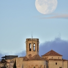 La Lluna i el Castell de Sant Martí Sarroca_1