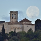 La Lluna i el Castell de Sant Martí Sarroca_3
