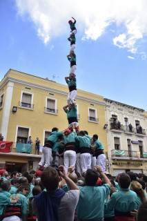 Pilar de 7 amb folre pel Castellers de Vilafranca